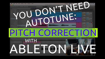 Pitch Correction only Using Ableton Live