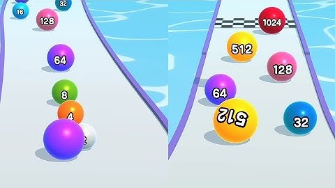 Ball Run 2048 🎱😷 - All Levels Gameplays  Android, iOS part 57