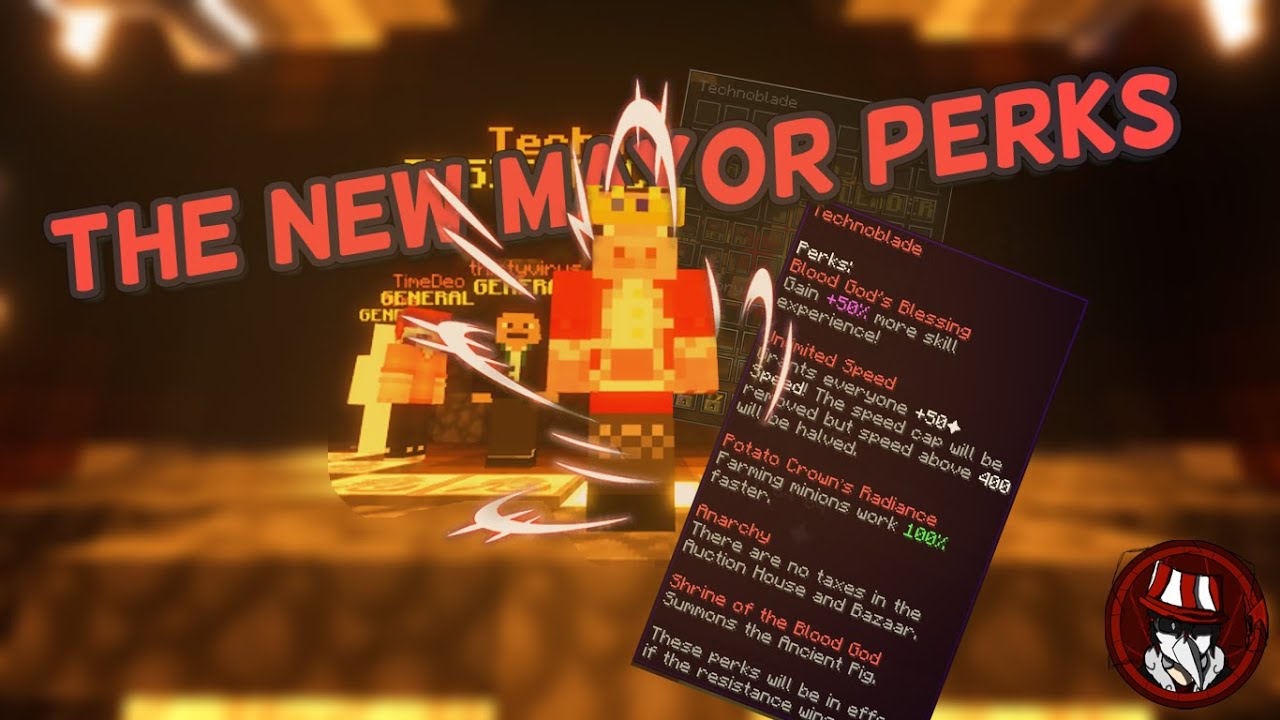 The New Technoblade Mayor Perks And Everyone Else Hypixel Skyblock