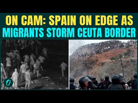 Spain Border Chaos RAW FOOTAGE: 49,000+ Migrants STORM Ceuta From Morocco; Troops Deployed