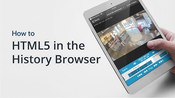 HTML5 in the History Browser