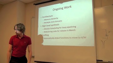 LegUp: High-Level Sythesis For FPGA Systems