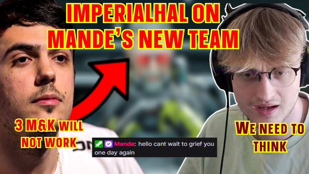 Imperialhal on Mande's 3 M&K Team And Funny LCQ Moments | Apex Legends