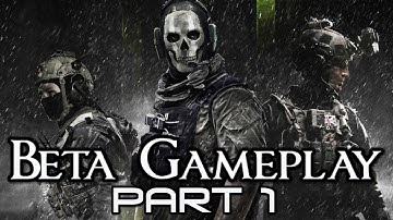 MW2 Beta Gameplay Part 1 - Team Deathmatch - (COD MW2 Xbox Series X)