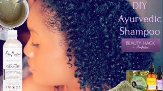 DIY Ayurvedic Shampoo ft. Shea Moisture Beauty Hack Collection screenshot 5