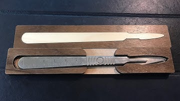 Needlessly Fancy Scalpel Case, Made on Glowforge