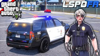 GTA V - LSPDFR มาเป็นตำรวจในเกม GTA V ตำรวจ LAPD จ่าตั้มยิงสนั่น! ดวลปืนกับคนร้าย #262