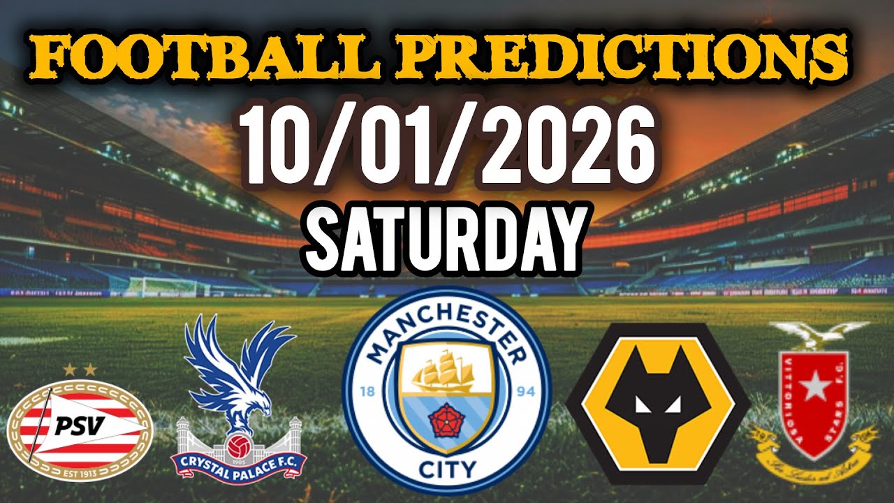 Football Predictions | Golden Goal Tips | Saturday 10th Jan 2026 | FA Cup |Eredivisie and more