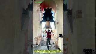 Glockenkunst Manuelles Läuten Einer Monumentalen Glocke