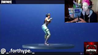New Fortnite Twerk Emote Leaked Real Or Fake Ninja Reacts Fortnite Battle Royale