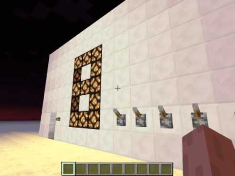 Minecraft - 7-Segment Display