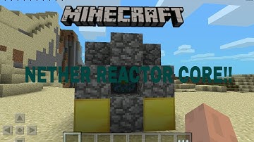 [0.8.1] Minecraft How To Make The Nether Reactor!!