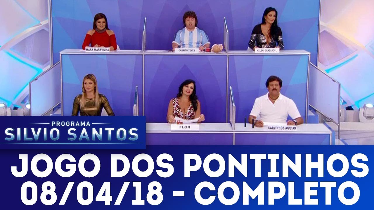 Jogo dos Pontinhos Completo Programa Silvio Santos (08/04/18) YouTube