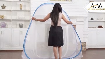 Ashvika Enterprise mosquito net How to fold mosquito net folding process