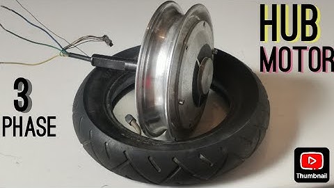 I turn hub motor into 3 phase generator #How to make high voltage generator #hooverboard generator 