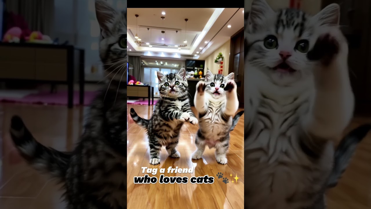 The Futuristic Dance Party: Two Cats, One Beat 