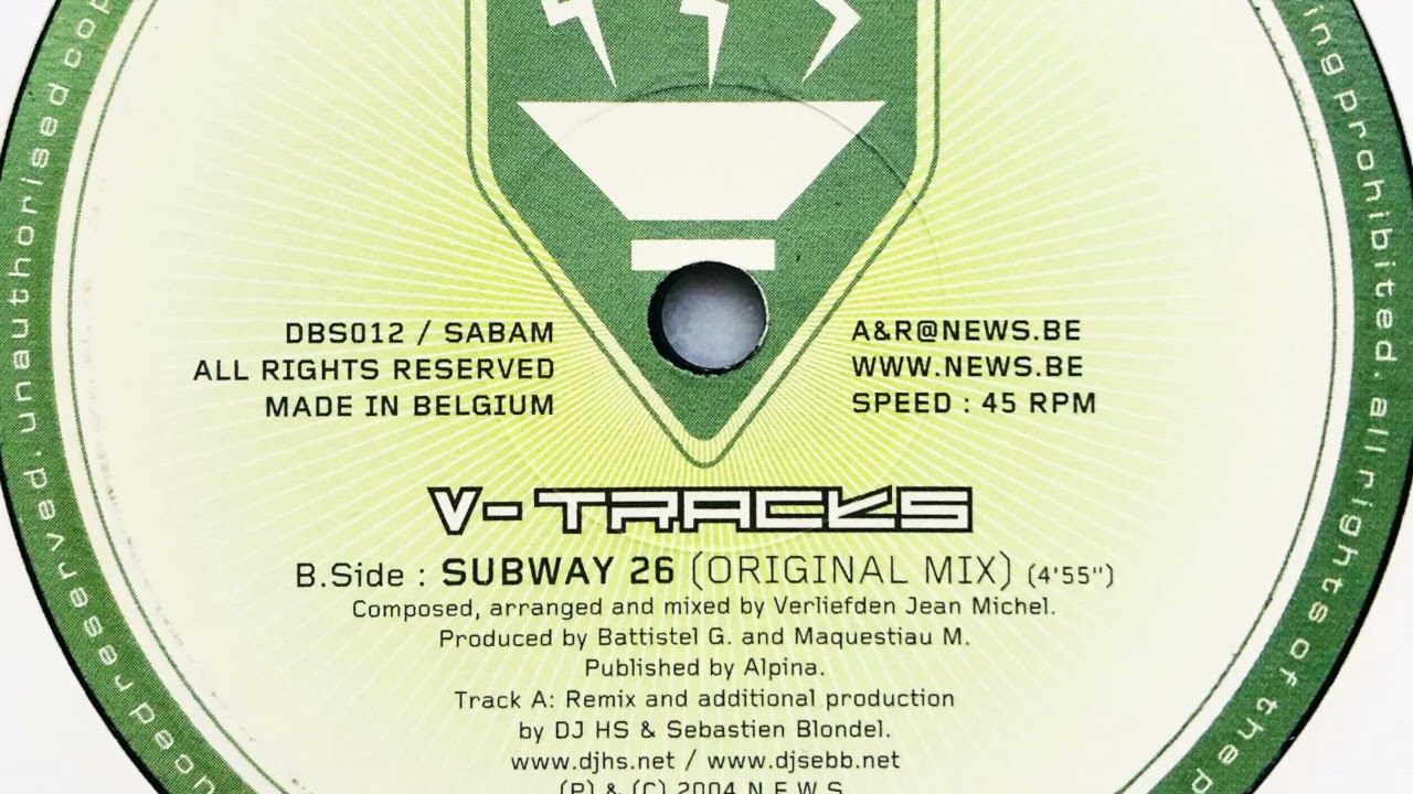 V-Tracks • Subway 26 (Original Mix) (1994)