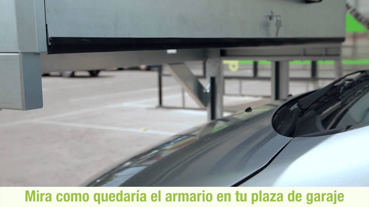 Armarios trasteros para plazas de garaje y parking Sanor Carbox