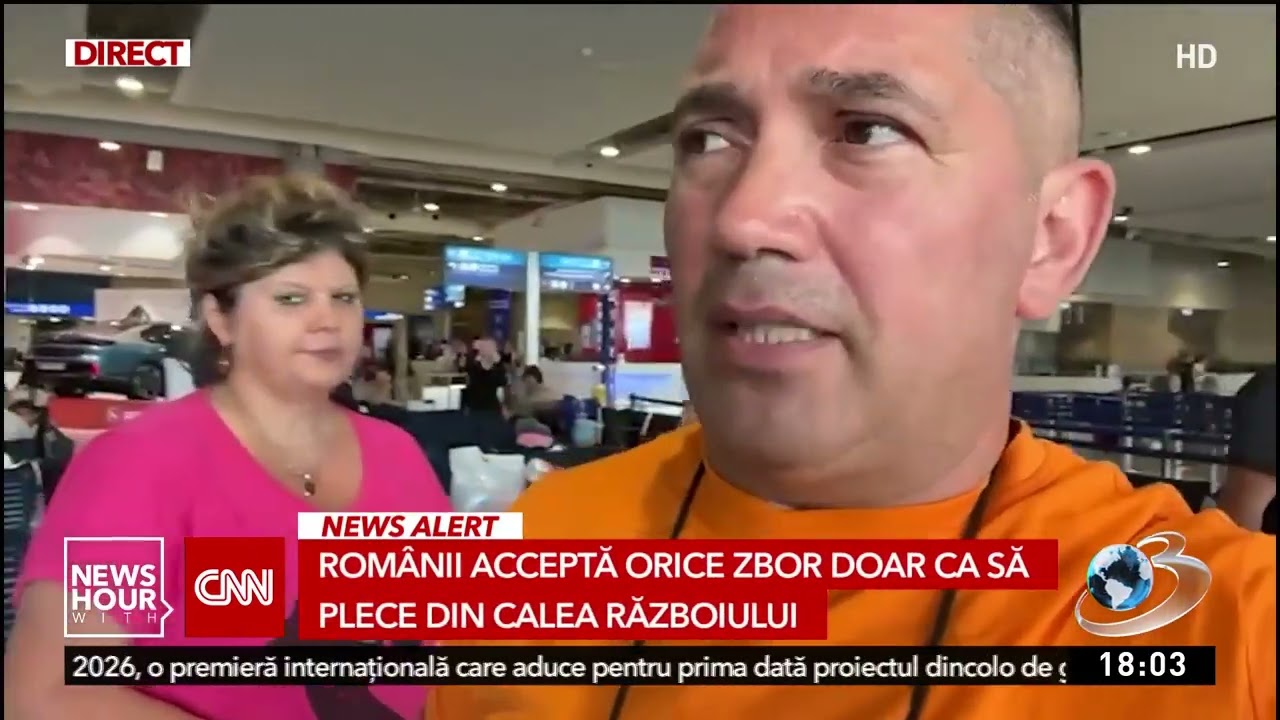 Sute de români, blocați în Orientul Mijlociu din cauza războiului