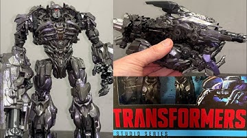 How to transform dark of the moon studio series Shockwave. Transformers leader SS 56 leader figure