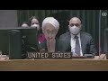 Deputy Secretary Wendy Sherman participates in a UN Security Council Meeting.