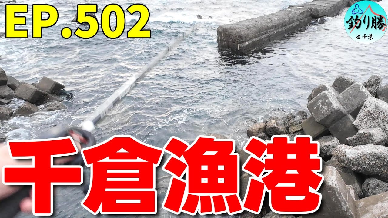 EP.502 南房総穴釣り 大型根魚が釣れる千葉の漁港