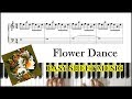 DJ Okawari - Flower Dance  (플라워 댄스) 쉬운 피아노악보 | 피아노연주 | EASY Sheet Music