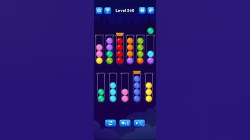 Ball Sort Puzzle level 340. #puzzle #strategy #gamer #game #live #mobile #new #ballsortpuzzle