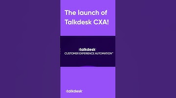 The launch of Talkdesk CXA!