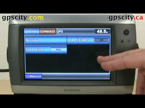 System Settings on the Garmin GPSMap 720S Marine Navigator with GPS City