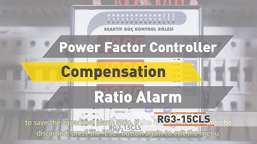 ENTES RG3-15 CLS Power Factor Controller Compensation Ratio Alarm