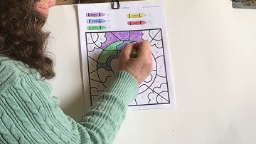 Earth Day Color Code Worksheet