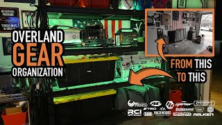 How To Organize Overland Gear - My DIY Solution To Camp Gear Storage