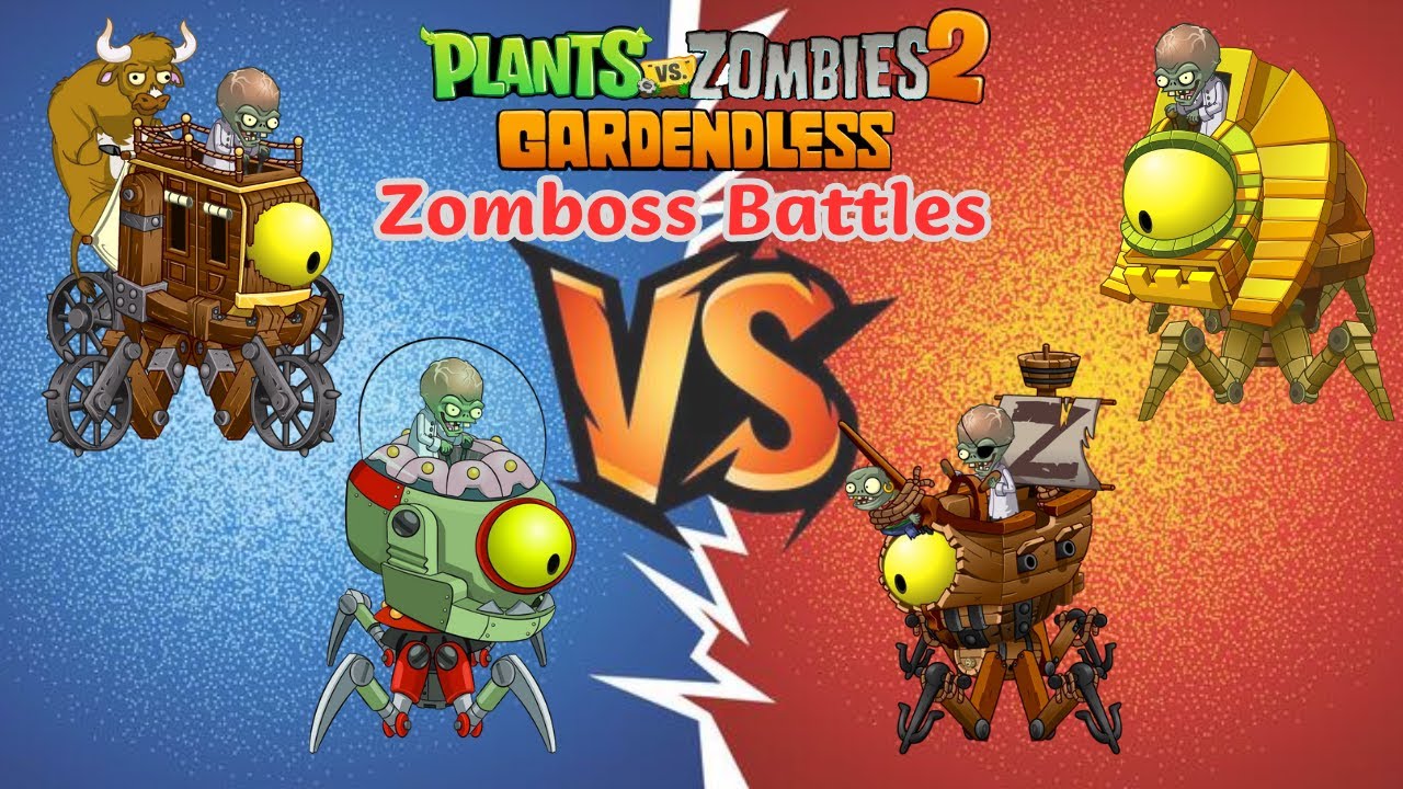 Plants vs Zombies Gardendless Zombot Battles Duo battles