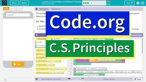 Code.org Lesson 3.3 Parameters and Return Practice | Tutorial with Answers | Unit 7 2022