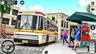 City Coach Bus Driving Sim 3D Games Gameplay Android 2024 screenshot 5
