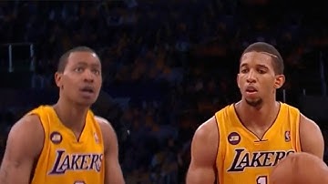 Andrew Goudelock (20 pts) and Darius Morris (24 pts) career highs in a playoff game (4/26/13)