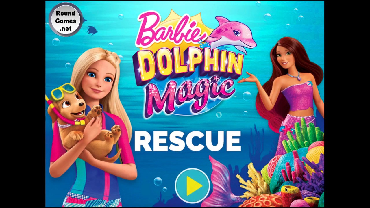 barbie dolphin magic rescue game