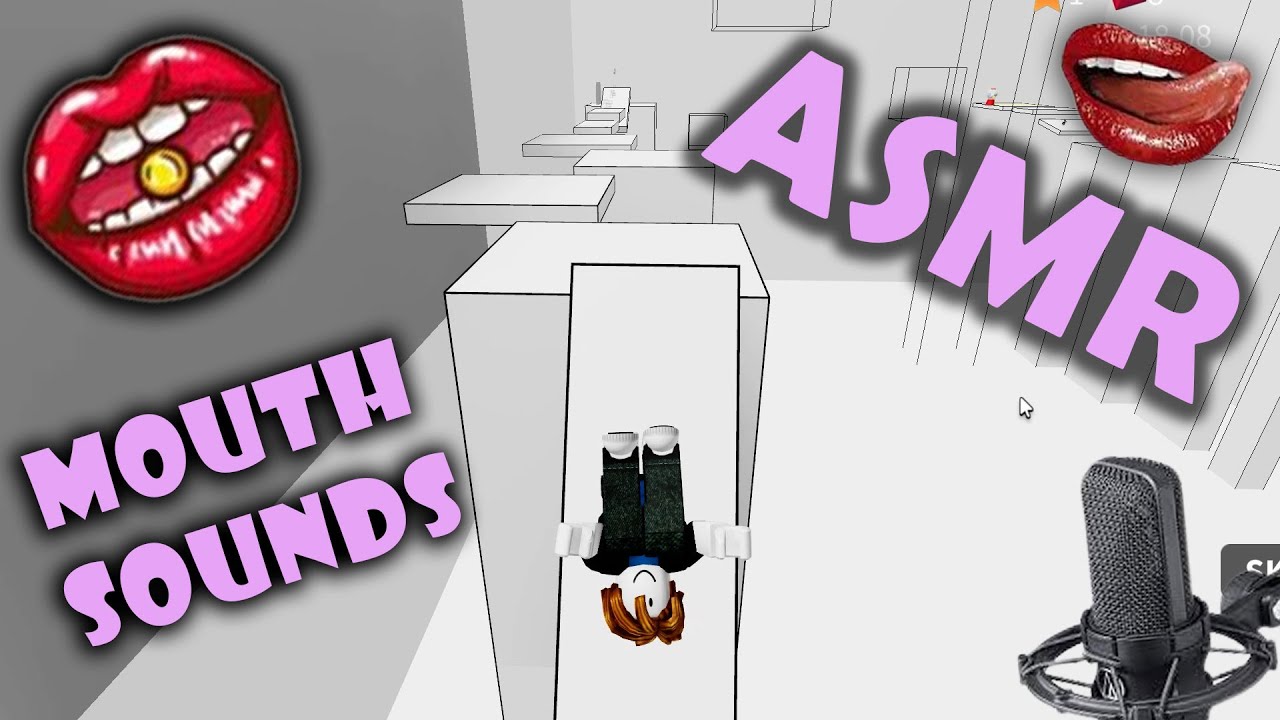 Roblox ASMR - Relaxing MOUTH Sounds + Tapping - Jump Game - YouTube