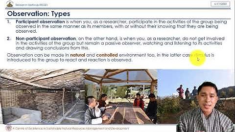 Data Collection Methods observation
