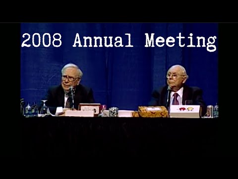 2008 Berkshire Hathaway Annual Meeting (Full Version) thumbnail