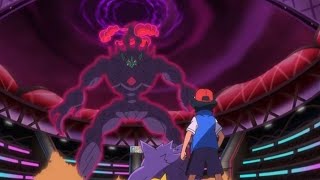 Ash Gengar vs Marnie Grimmsnarl🔥 | full battle | English sub 😊