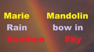 Marie Mandolin ~ Rainbow lighting up Southern Sky
Description Marie Mandolin ~ Rainbow lighting the southern sky. I noticed this rainbow in the clouds south of us and tried for a video. I had to hand hold it as it would have gone by the time I got the camera on the tripod. I am sorry for the movement as I am not very steady anymore in my old age. Hope you can enjoy. Copyrighted Marie D. Henry A.R.R. Marie Mandolin ~ Rainbow lighting up Southern Sky