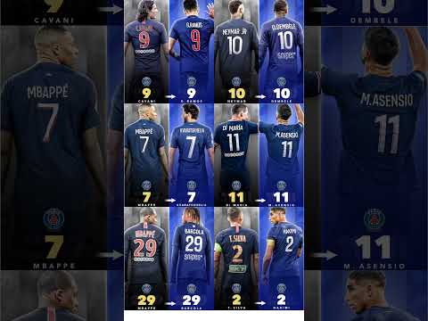 PSG Players Then Vs Now