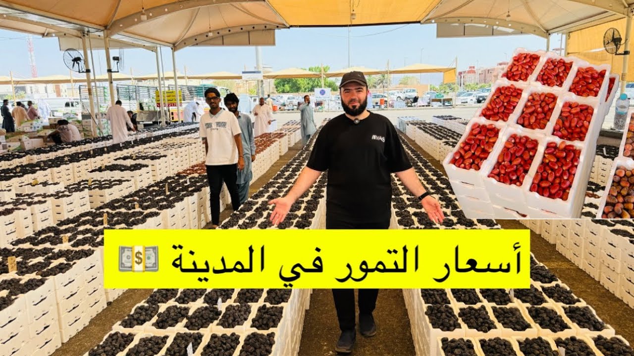 جديد سوق التمور بالمدينة المنورة رسميًا عجوة المدينة حاضرة الرطب والتمر بسعر مغري جدًا