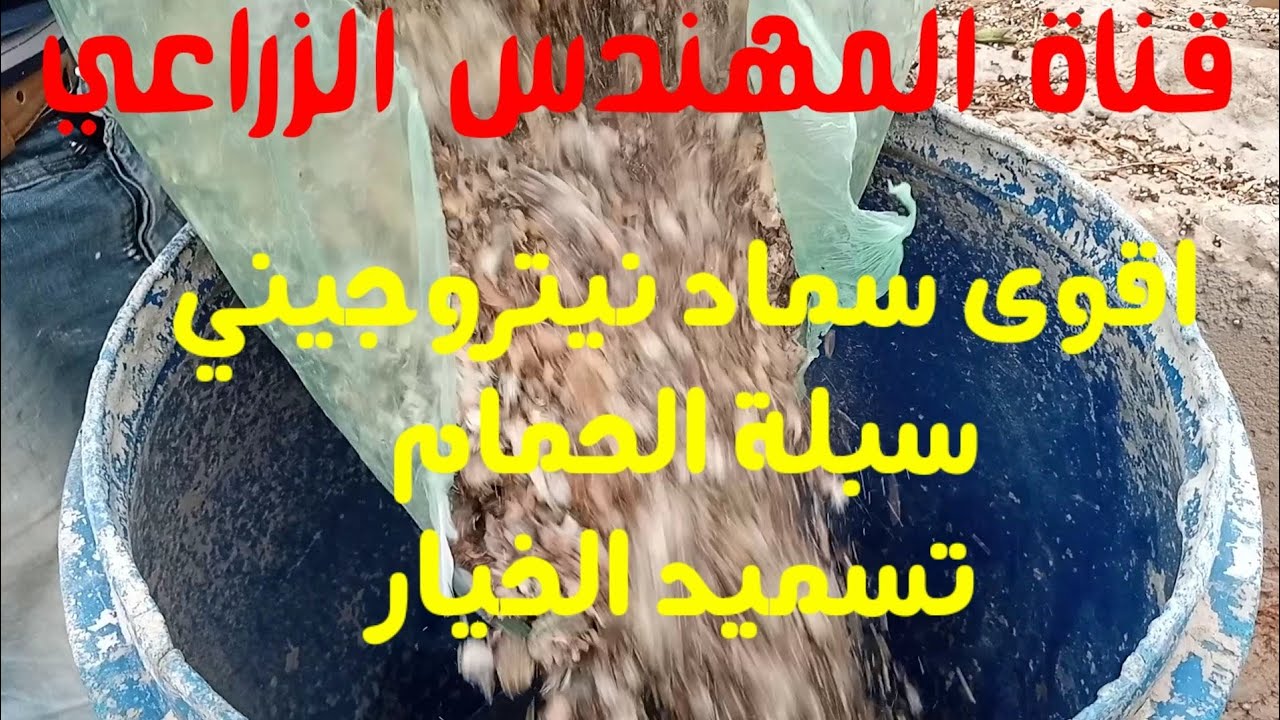 تجهيز سبلة الحمام لتسميد الخيار