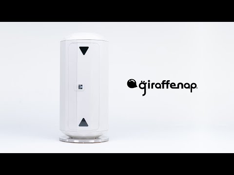 立ったまま眠る仮眠ボックス「giraffenap(ジラフナップ) 」ティザーPV