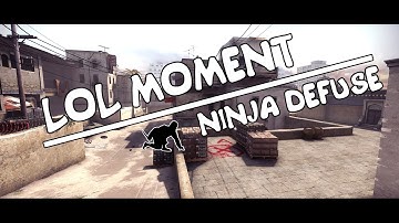 [CS:GO] NINJA DEFUSE IN THE SMOKE. map: de_dust2
