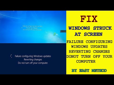 how to fix failure configuring windows updates reverting changes do not turn off window 7/8/10(2020) hqdefault