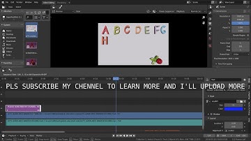 BLENDER VIDEO EDITOR-Tutorial  How to add subtitle in blender video editor